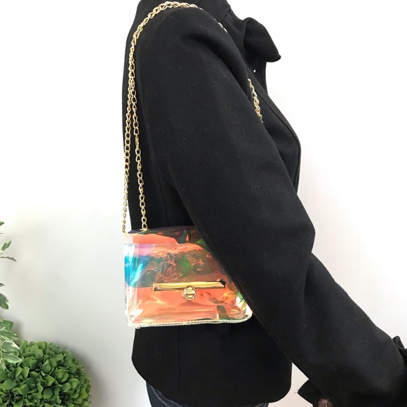 NEW Clear Crossbody Bag for Party or Club - Picture 5 of 7